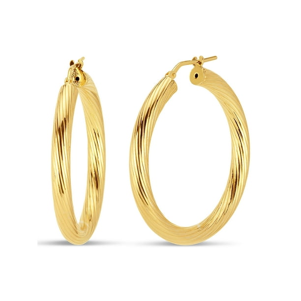 1 Inch Two Tone Yellow Gold & Silver Plated Diamond Cut Textured Huggie Hoop Earrings Leverback Closures 1 Inch Two Tone Yellow Gold & Silver Plated Diamond Cut Textured Huggie Hoop Earrings Leverback Closures